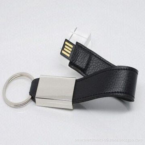 Leather Bracelet USB Flash Drives, 64MB-128GB Capacity